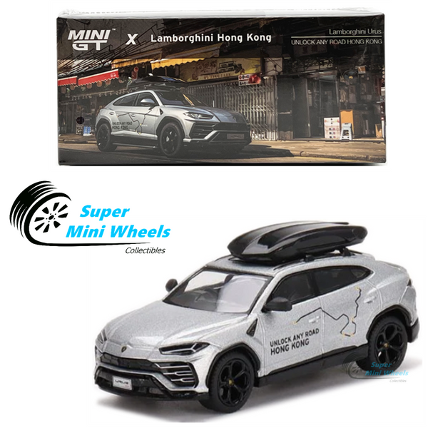 Mini GT 1:64 Lamborghini Urus “UNLOCK ANY ROAD HONG KONG” – HK Exclusives #443