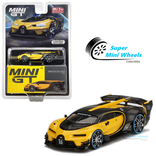 Mini GT 1:64 Bugatti Vision Gran Turismo Yellow #317