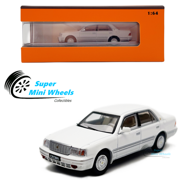 GCD 1:64 Toyota Crown JZS155 White - Diecas Model