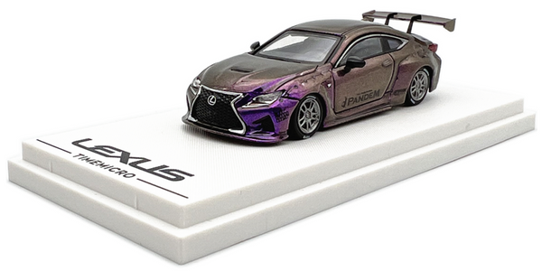 Time Micro 1:64 Lexus RC F Wide Body (Magic Purple) Diecast Model