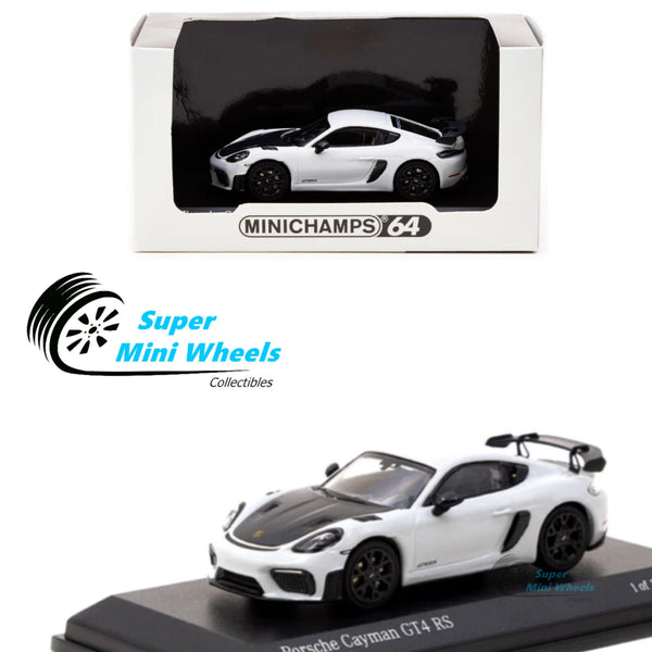 Minichamps x Tarmac Works 1:64 Porsche Cayman GT4 RS Grigiocam Povolo