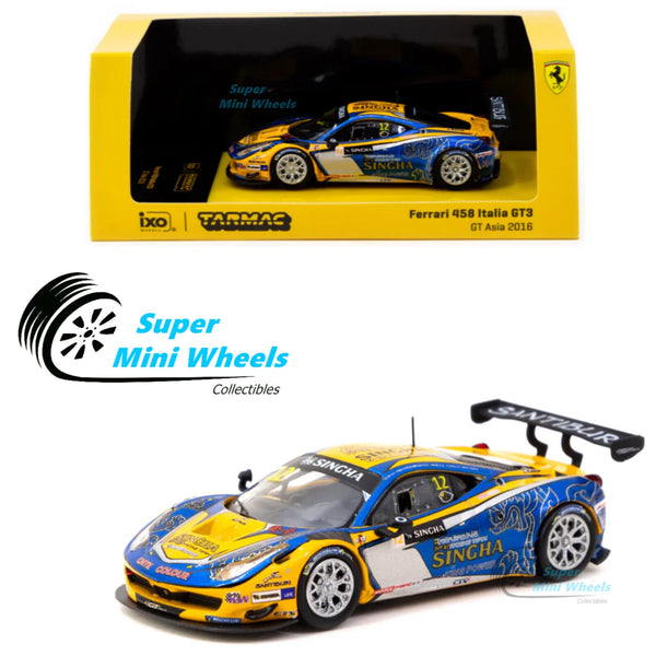 Tarmac Works 1:64 Ferrari 458 Italia GT3 GT Asia 2016 #12