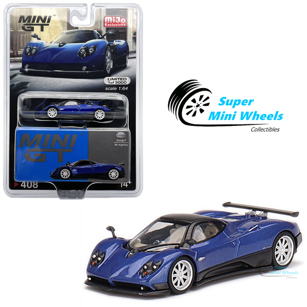 Mini GT 1:64 Pagani Zonda F Blu Argentina #408