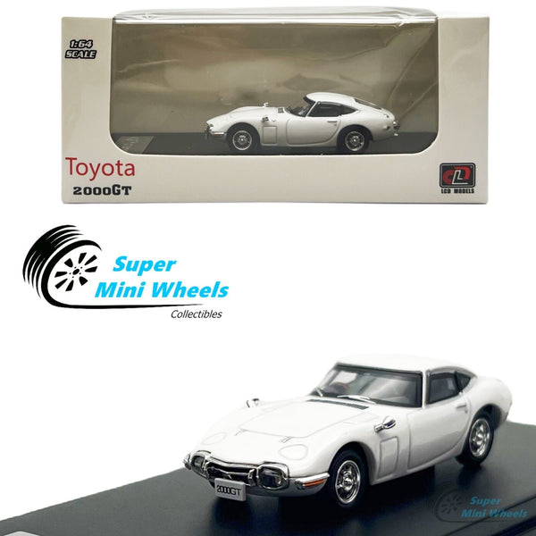 LCD Models 1:64 - Toyota 2000 GT (White) Diecast Model