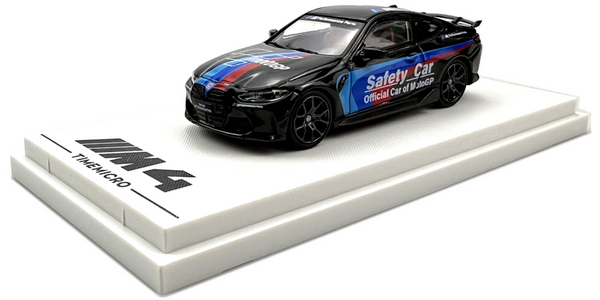 Time Micro 1:64 2021 BMW M4 Safety Car (Black) Diecast Model