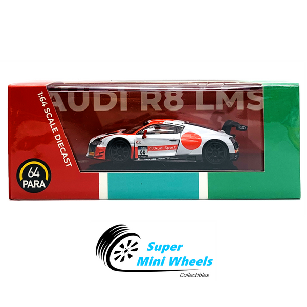 PARA64 - Audi R8 LMS #66 WRT 2018 Suzuka 10 Hours (White) Diecast Model 1:64