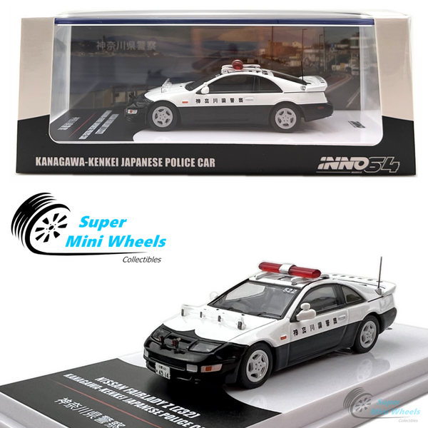 INNO64 1:64 Nissan Fairlady Z (Z32) Kanagawa-Kenkei Japanese Police Car