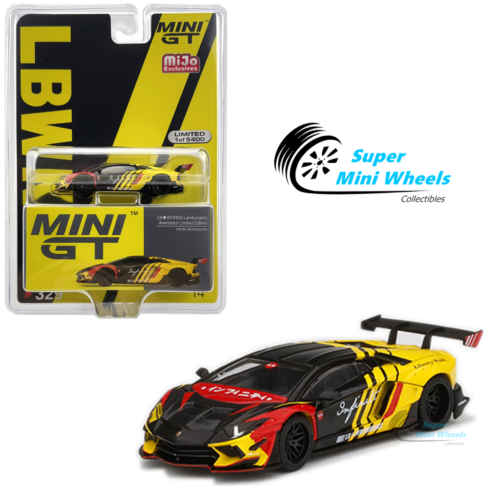 Mini GT 1:64 LBWK Lamborghini Aventador Limited Edition Infinite Motor ...