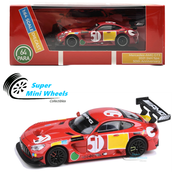 PARA64 - 1:64 - 2020 Mercedes-AMG GT3 2021 24H Spa 50th Anniversary (Red)