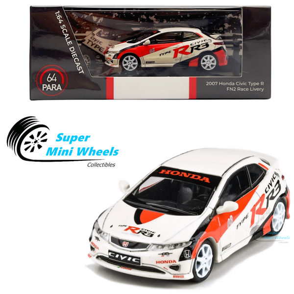 PARA64 1:64 Honda 2007 Civic Type R FN2 Euro - JAS Livery