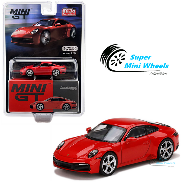 Mini GT 1:64 Porsche 911 (992) Carrera S Guards Red #283