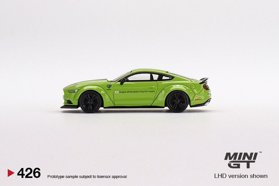 Mini GT 1:64 LB-WORKS Ford Mustang Grabber Lime LBWK #426 – Super Mini ...