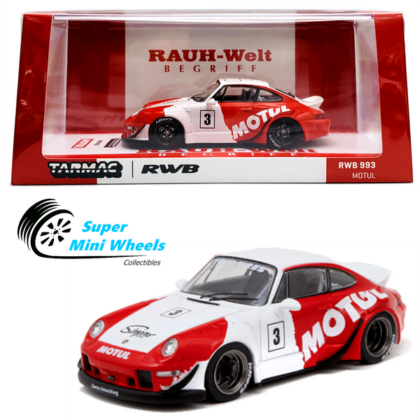 Tarmac Works 1:43 RWB Porsche 993 Motul #3 (Red/White)