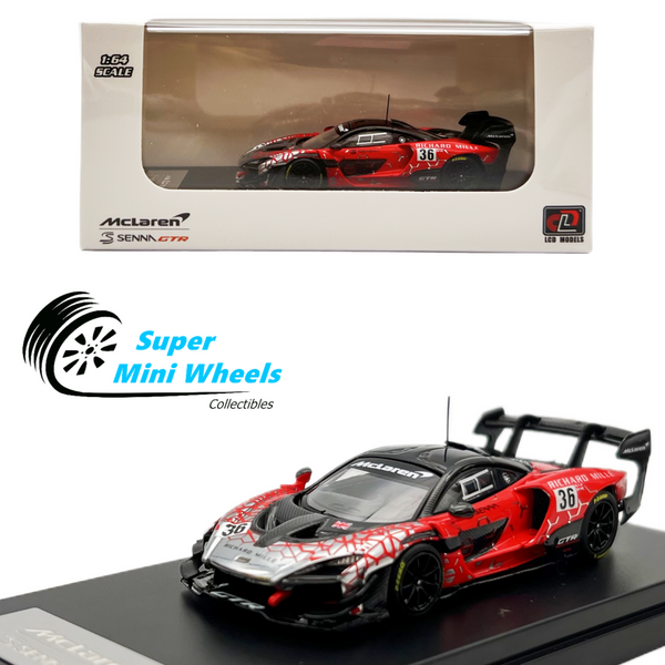 LCD Models 1:64 - Mclaren Senna GTR #36 Ultimate (Red) Diecast Model