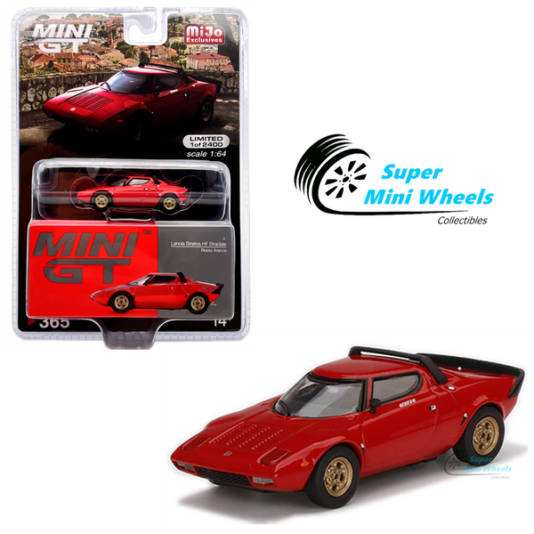 Mini GT 1:64 Lancia Stratos HF Stradale Rosso Arancio #365