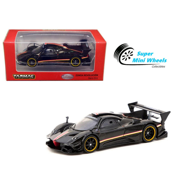 Tarmac Works 1:64 Pagani Zonda Revolución Nero Oro Black