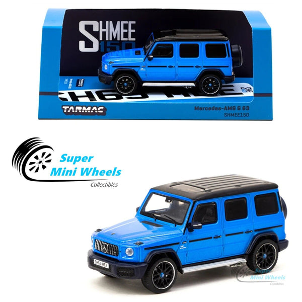 Tarmac Works Mercedes-AMG G 63 SHMEE150 (Blue) COLLAB64