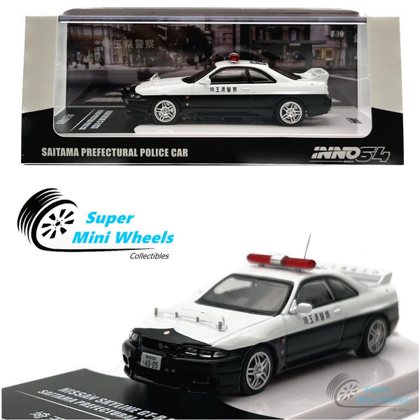 INNO64 1:64 Nissan Skyline GT-R R33 Saitama Prefectural Police Car