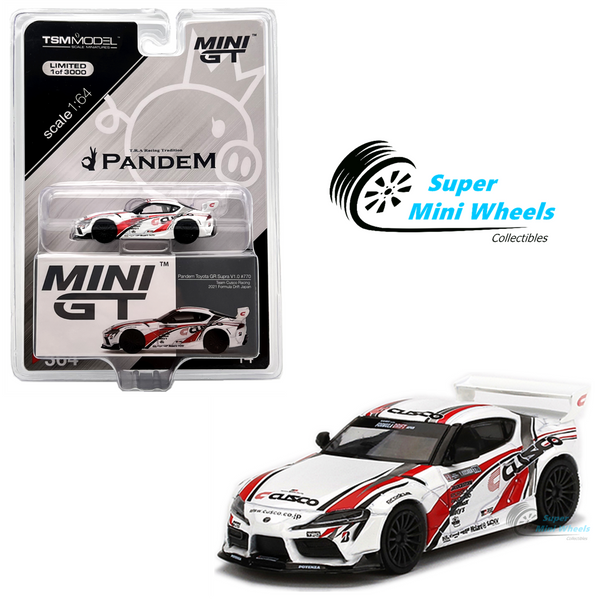 Mini GT 1:64 Pandem Toyota GR Supra V1.0 #770 Team Cusco Racing #364