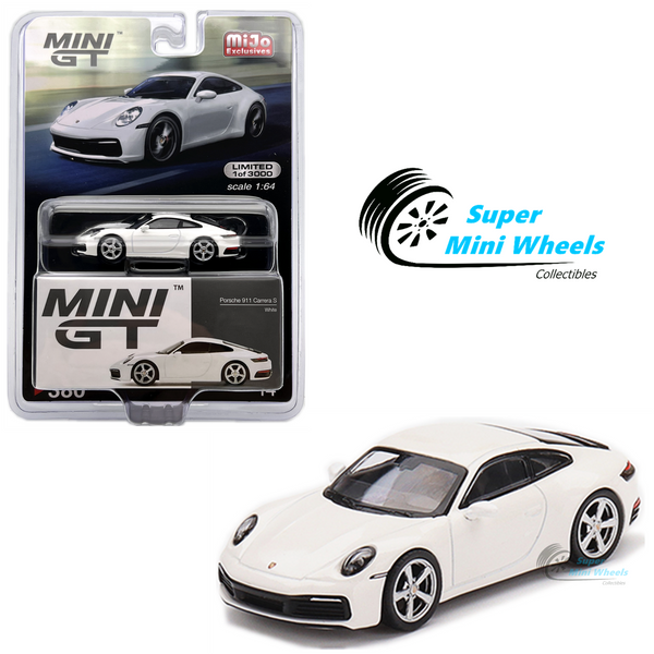 Mini GT 1:64 Porsche 911 (992) Carrera S White #380