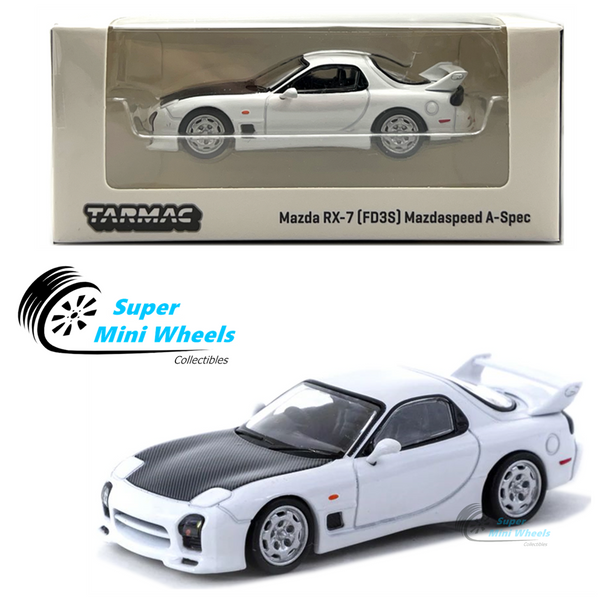 Tarmac Works 1:64 Mazda RX-7 (FD3S) Mazdaspeed A-Spec Chaste White