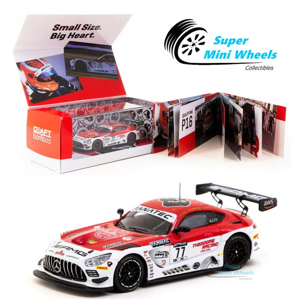 Tarmac Works 1:64 Mercedes-AMG GT3 Indianapolis 8 Hour 2022 #77 Winner