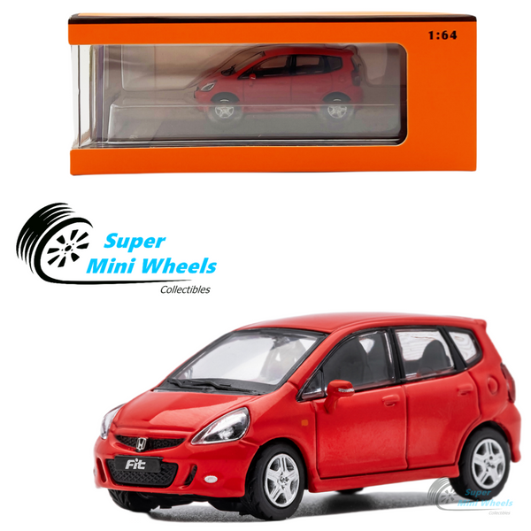 GCD 1:64 Honda Fit Sport Red - Diecas Model