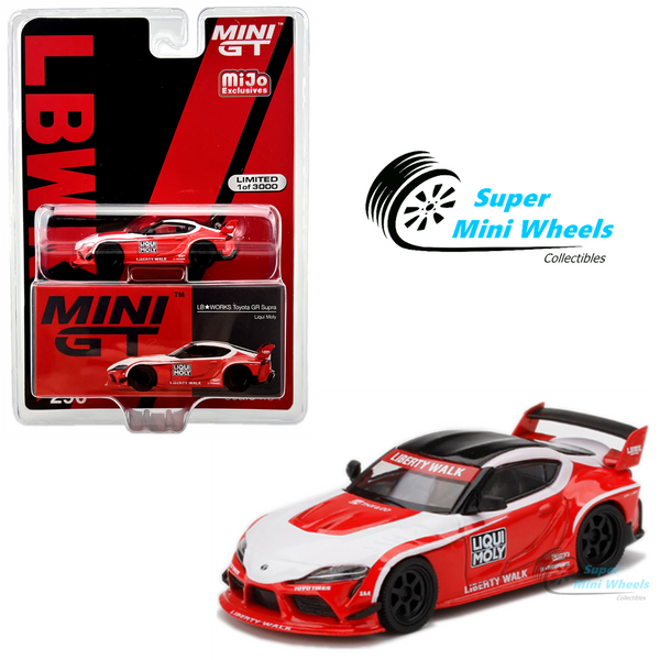 Mini GT 1:64 LB WORKS Toyota GR Supra Liqui Moly (Red/White) #290