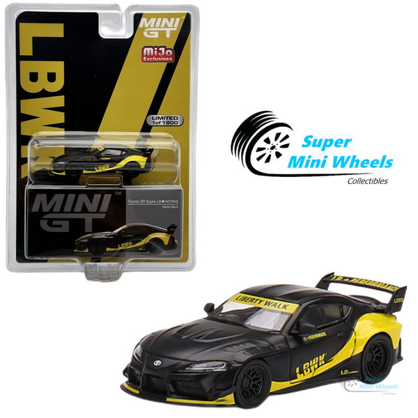 Mini GT 1:64 Toyota GR Supra LB-Works Matte Black #472