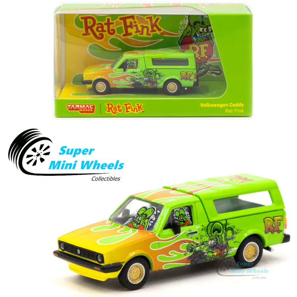 Schuco x Tarmac Works 1:64 Volkswagen Caddy - Rat Fink