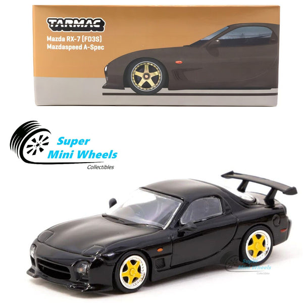 Tarmac Works 1:64 Mazda RX-7 FD3S Mazdaspeed A-Spec Brilliant Black