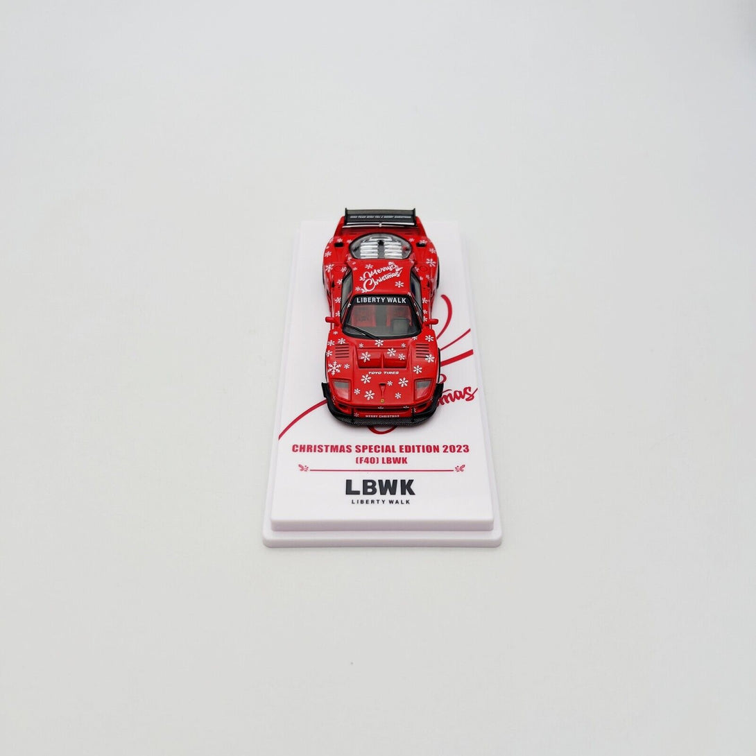 INNO64 1:64 LBWK Ferrari F40 Red Christmas Special Edition 2023 – Super ...