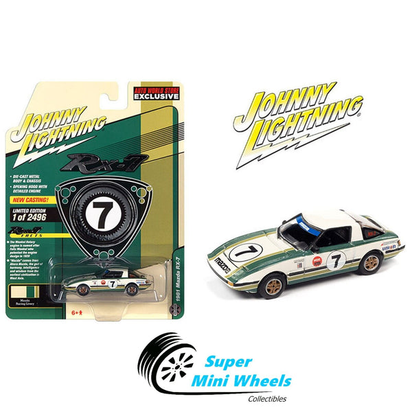 Auto World 1:64 - 1981 Mazda RX-7 (White) - AW Store Exclusive