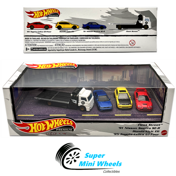 2022 Hot Wheels Premium  Tuner JDM Fleet Street Set (4 cars) Walmart limited