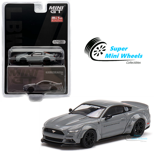 Mini GT 1:64 Ford Mustang GT LB-Works Grey #470