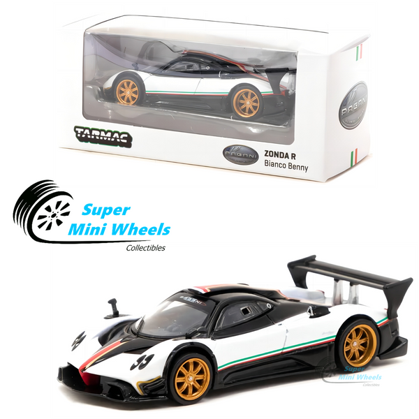 Tarmac Works 1:64 Pagani Zonda R Bianco Benny (White)