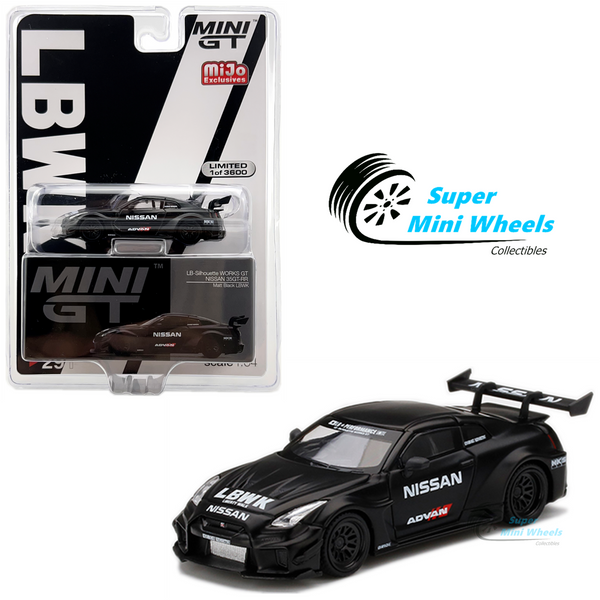 Mini GT 1:64 LB-Silhouette WORKS GT NISSAN 35GT-RR Ver.2 Matt Black LBWK #291