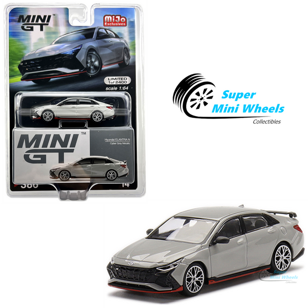 Mini GT 1:64 Hyundai Elantra N Cyber Grey Metallic #386