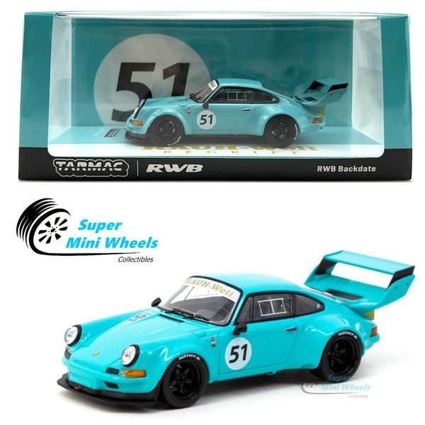 Tarmac Works 1:43 RWB Porsche Backdate Blue #51