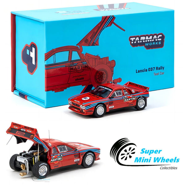 Tarmac Works 1:64 Lancia 037 Rally Test Car (Red) Special Edition