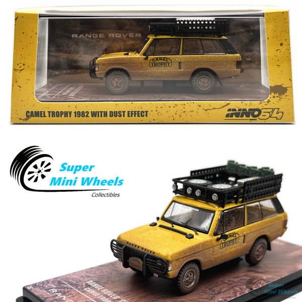 INNO64 1:64 Range Rover "Classic" Camel Trophy 1982 (Dust Effect) w/ Accessories