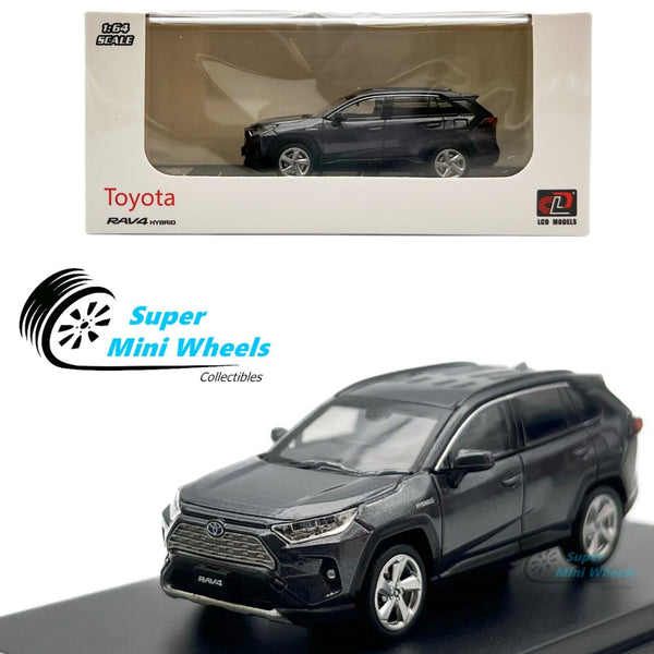 LCD Models 1:64 - Toyota RAV4 Hybrid (Metal Gray) Diecast Model