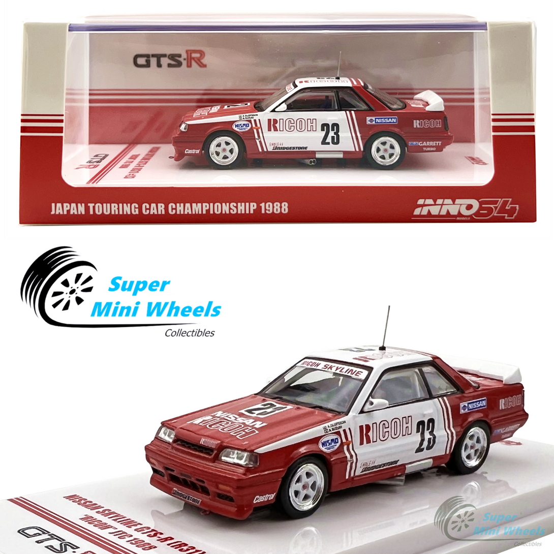 INNO64 1:64 NISSAN SKYLINE GTS-R (R31) #23 “RICOH” JTCC 1988 – Super ...