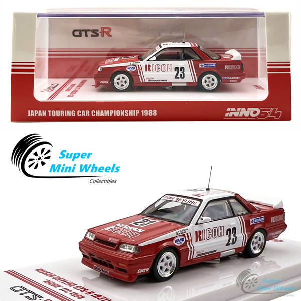 INNO64 1:64 NISSAN SKYLINE GTS-R (R31) #23 “RICOH” JTCC 1988