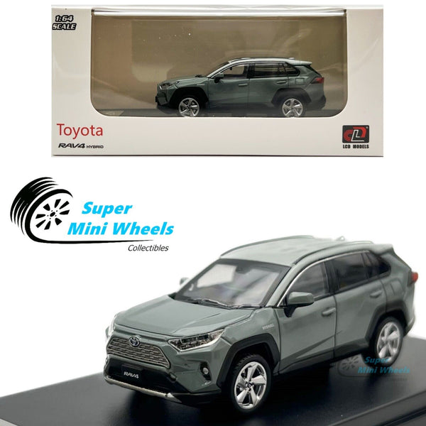 LCD Models 1:64 - Toyota RAV4 Hybrid (Cement Gray) Diecast Model