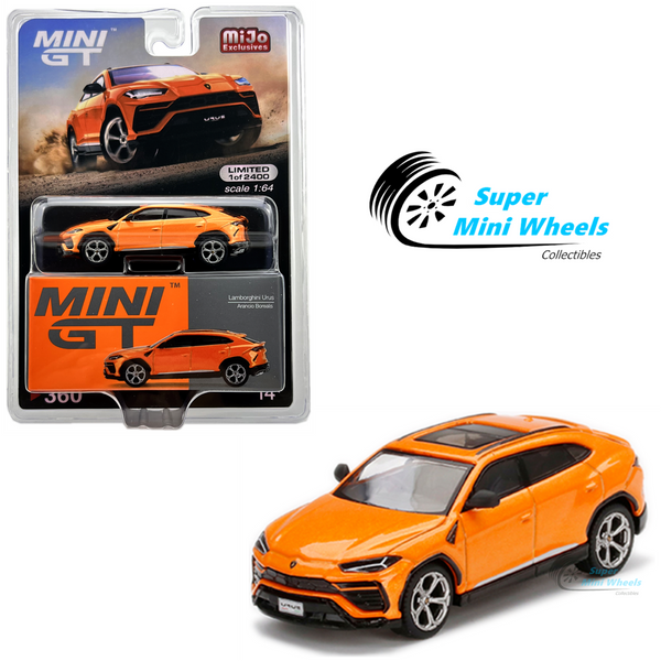 Mini GT 1:64 Lamborghini Urus Arancio Borealis #360