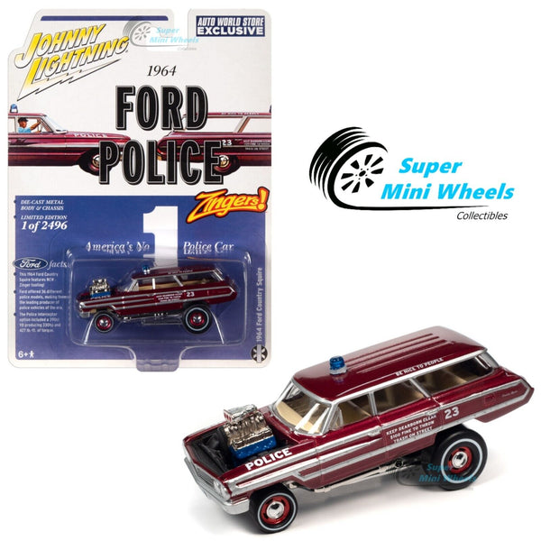 Johnny Lightning 1:64 1964 Ford Country Squire Zinger Auto World Store Exclusive