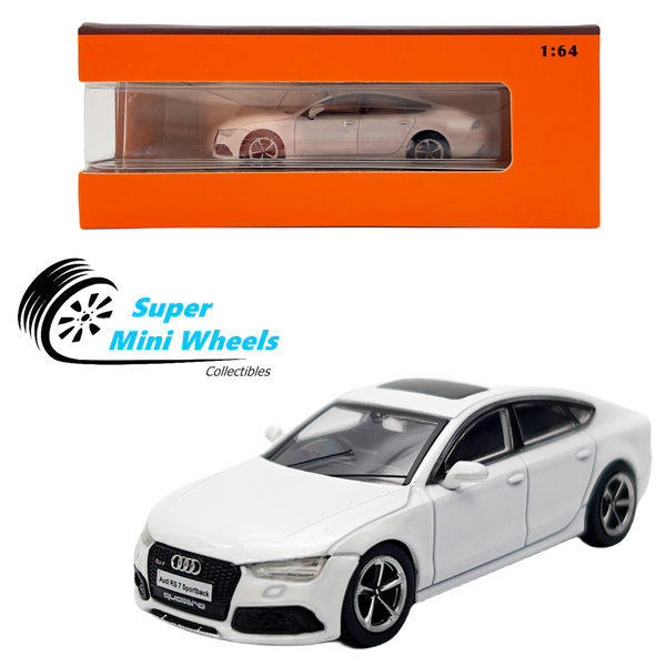 GCD 1:64 Audi RS7 Sportback White - Diecas Model