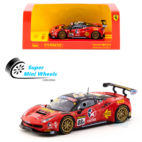 Tarmac Works IXO 1:64 - 2019 Ferrari 488 GTE Bathurst 12 Hour #88 2017