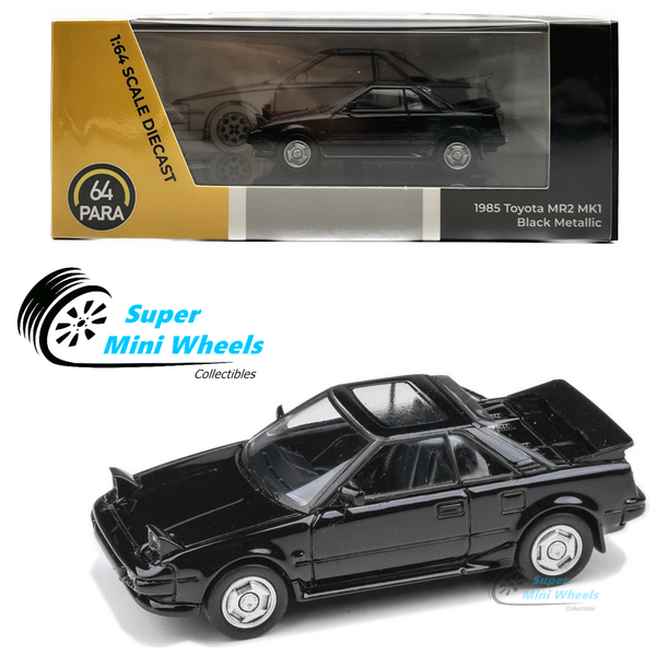 PARA64 - 1:64 - 1985 Toyota MR2 MK1 Black Metallic